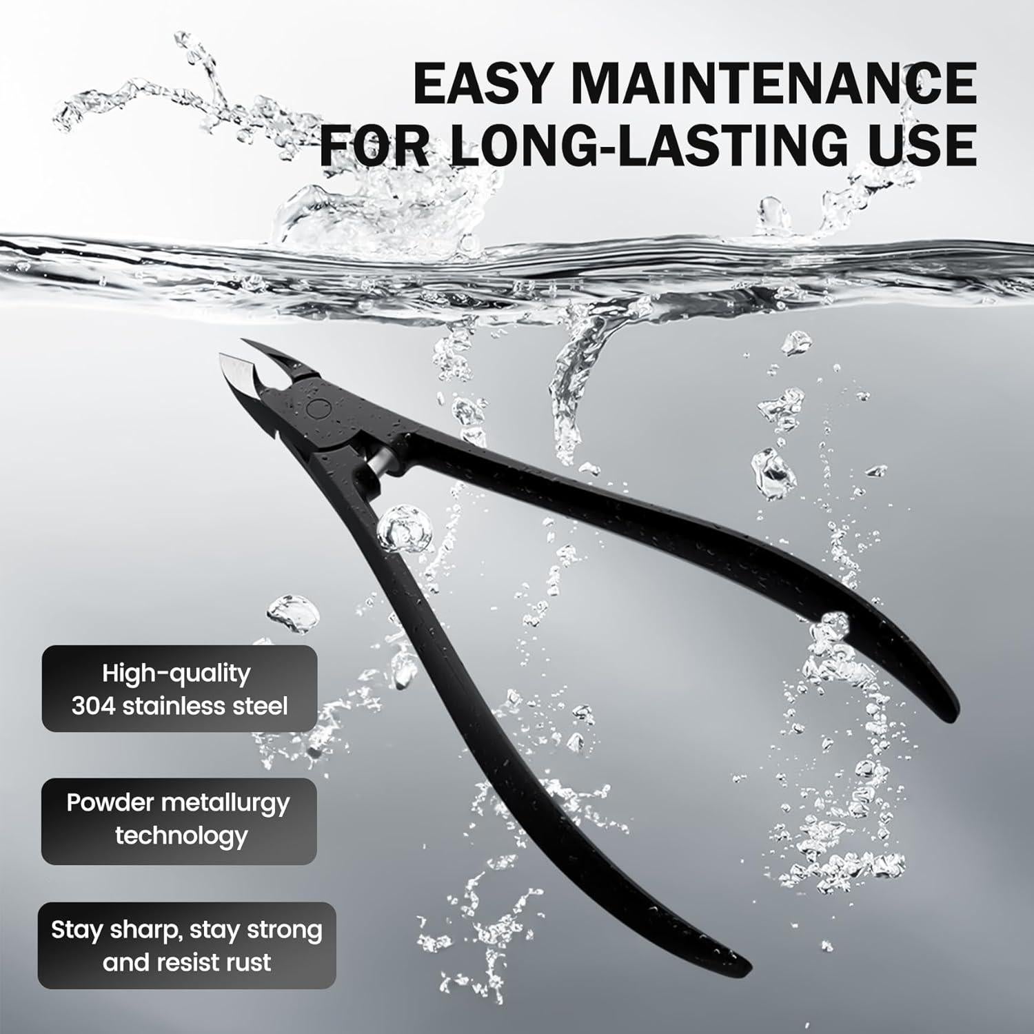 Cortador de Cutículas BEZOX de Acero Inoxidable - Precisión y Ergonomía