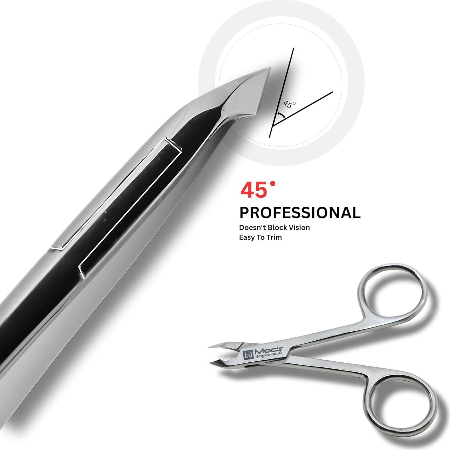 Corta Cutículas Profesional Macs - Acero Inoxidable 10 cm