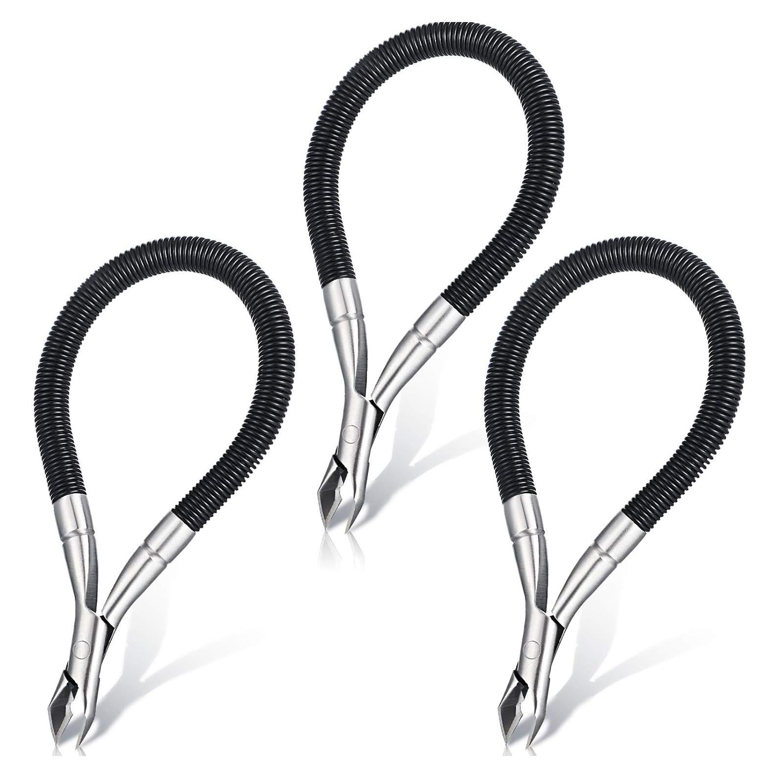 Juego de 3 Cortadores de Cutículas Mudder - Acero Inoxidable