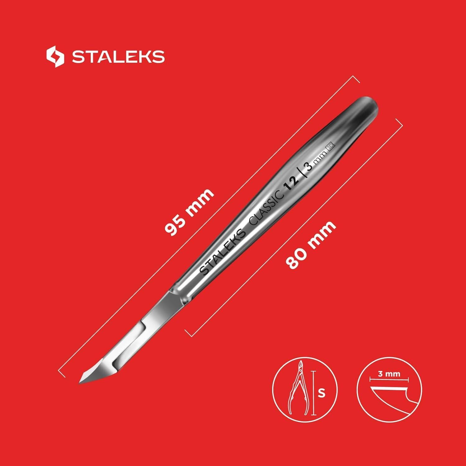 Cortador de Cutículas Staleks Classic 12 - Acero Inoxidable 3 mm