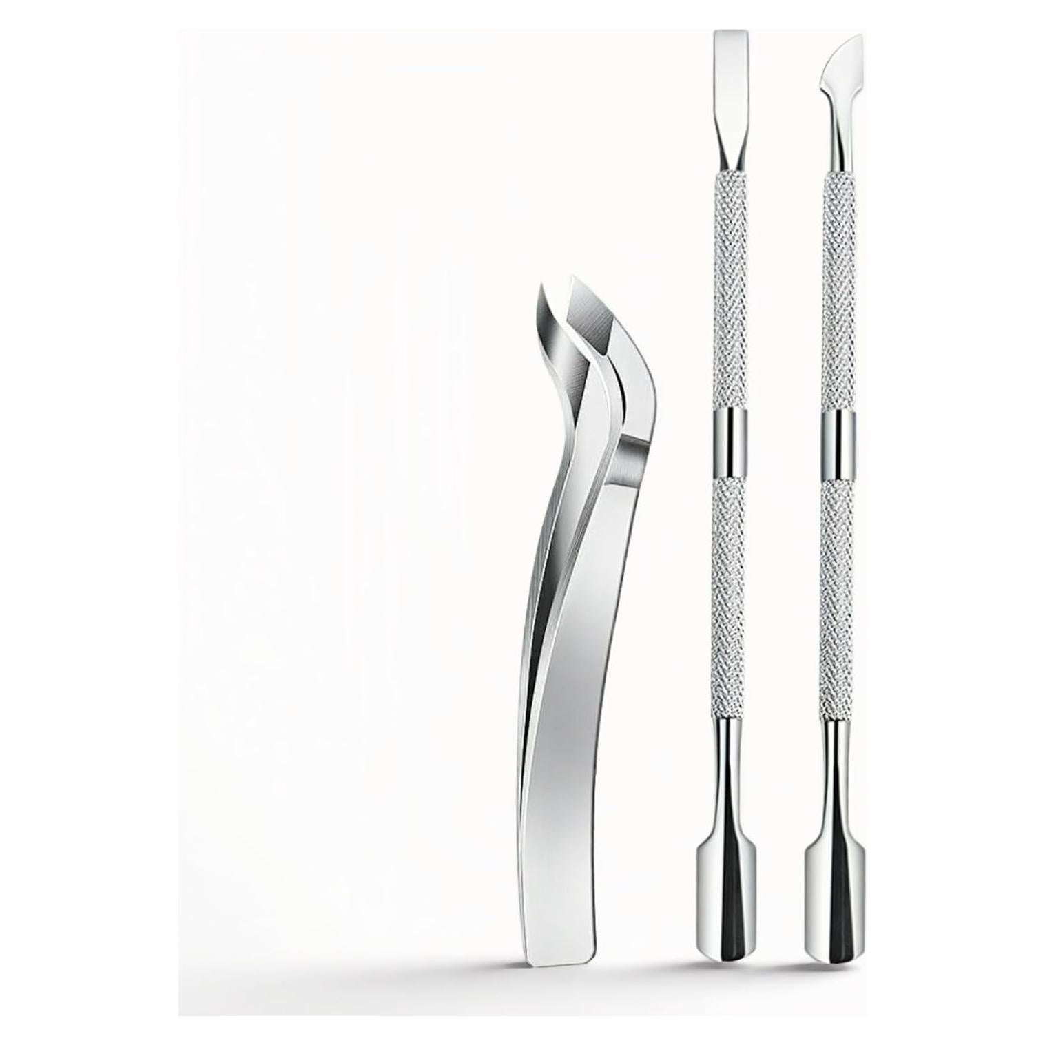 Juego de Cortador y Pinzas de Cutículas Marycarrie - Acero Inoxidable