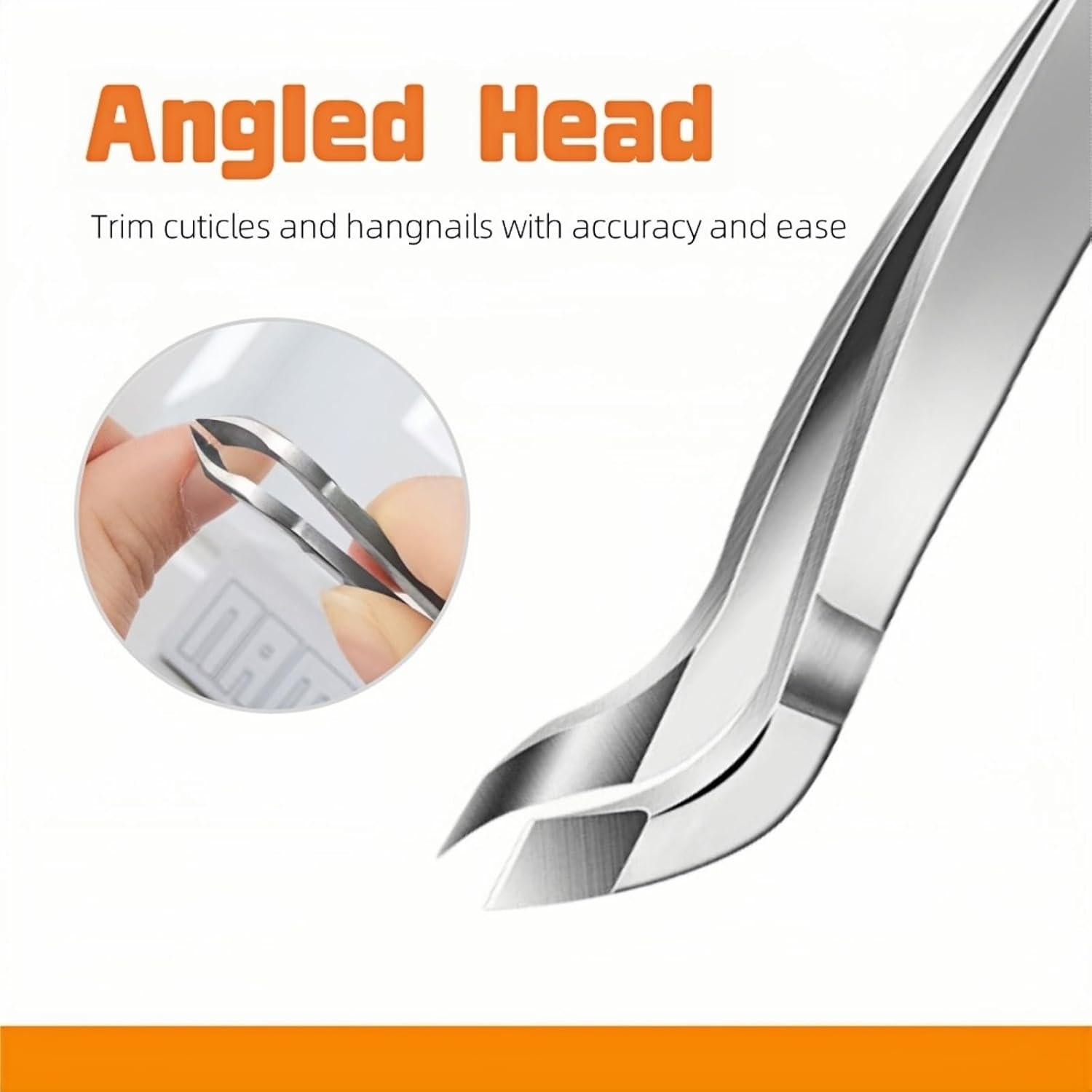 Juego de Cortador y Pinzas de Cutículas Marycarrie - Acero Inoxidable