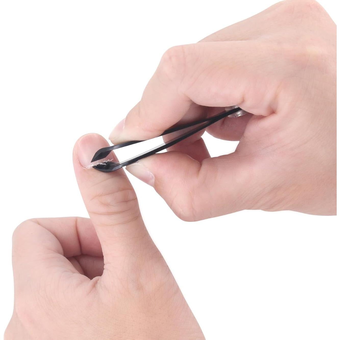 Cortador de Cutículas MOOSEC Mini Acero Inoxidable Negro