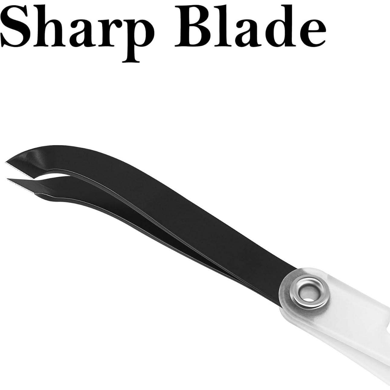 Cortador de Cutículas MOOSEC Mini Acero Inoxidable Negro