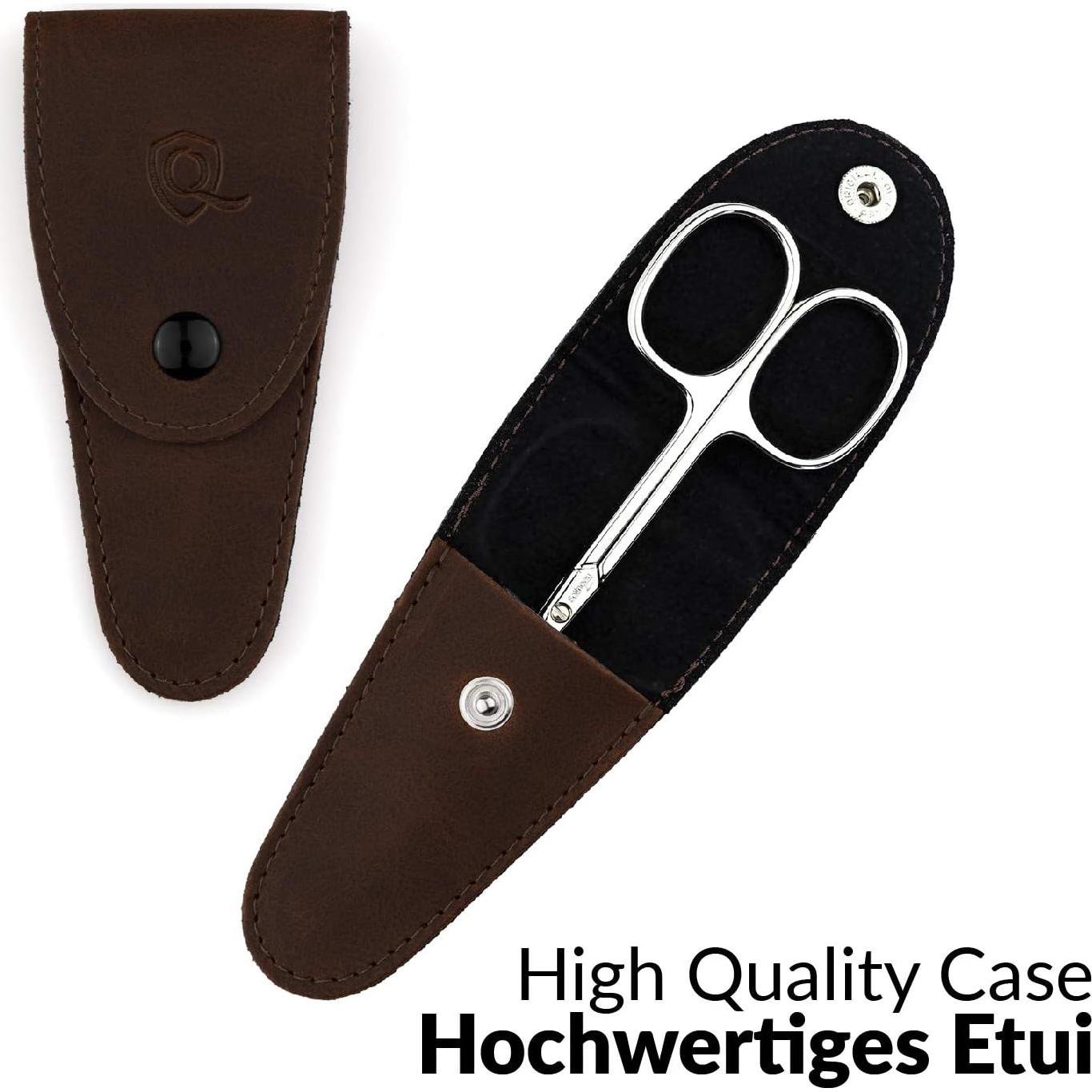 Tijeras Curvadas para Cutículas marQus - Acero Alemán, Estuche