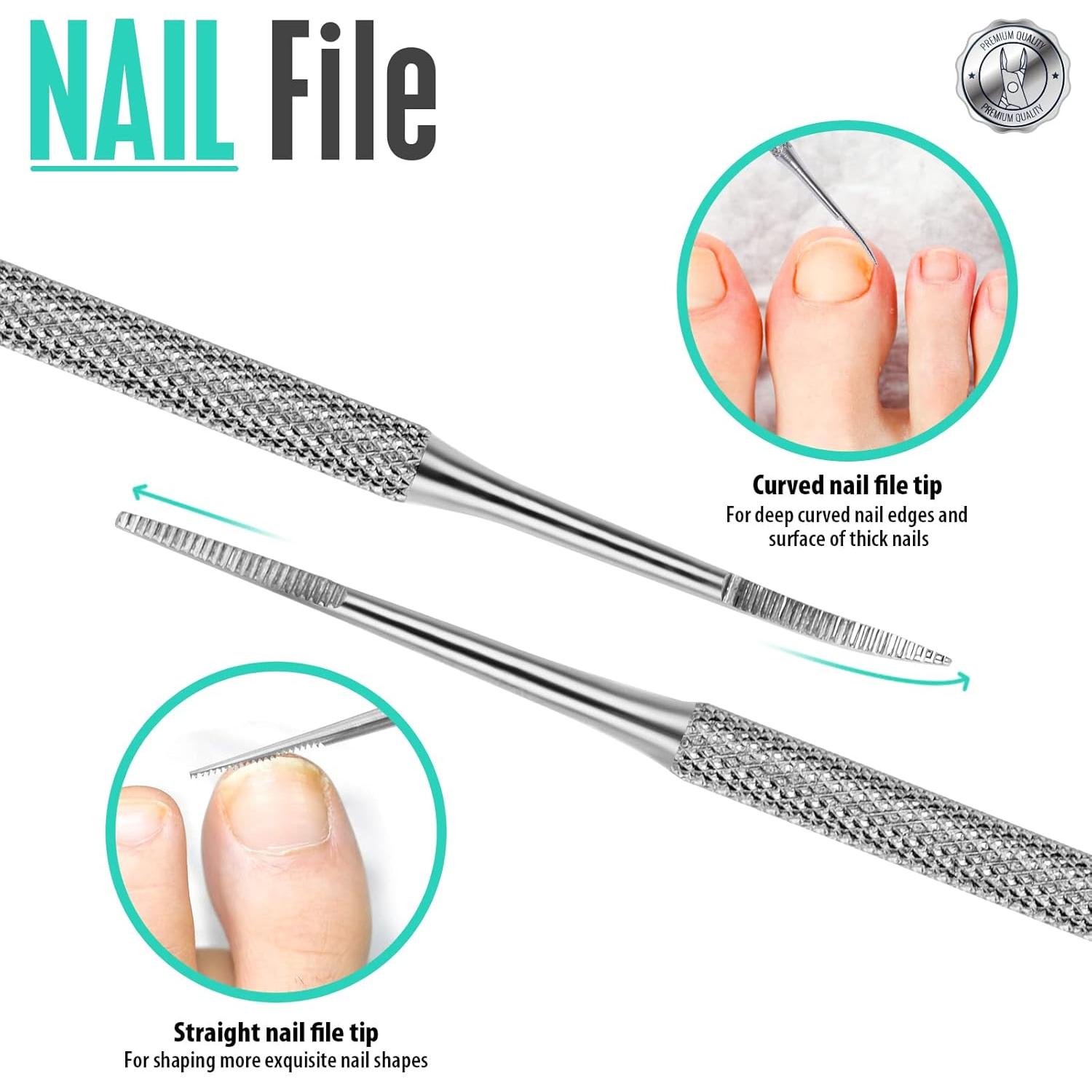 Kit de Remoción de Uñas Encarnadas FANDAMEI - Acero Inoxidable