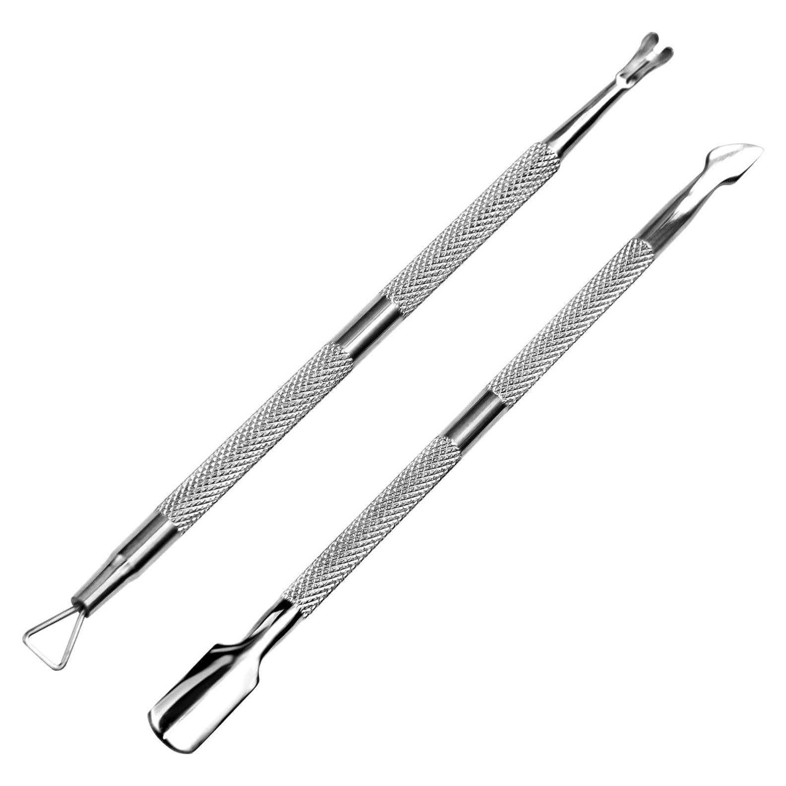 Set de Herramientas de Manicura HIFAU - 2 Piezas Acero Inoxidable