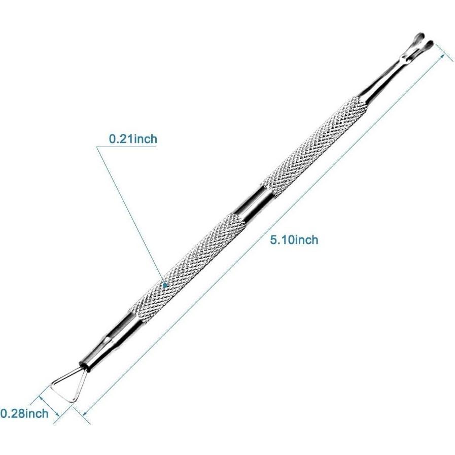 Set de Herramientas de Manicura HIFAU - 2 Piezas Acero Inoxidable