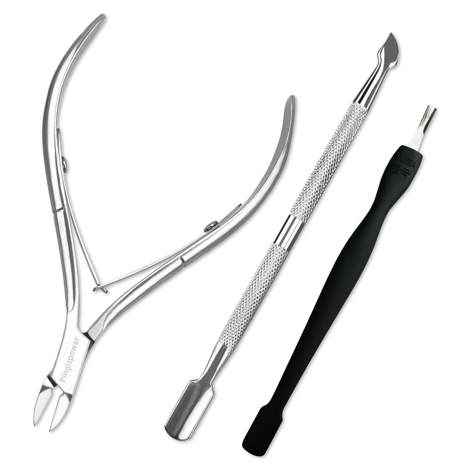 Kit Cortador de Cutículas Profesional Pingispower - 3 Piezas
