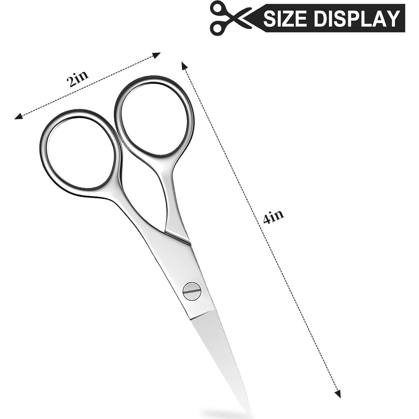 Tijeras Pequeñas AsonTao para Cejas y Vello Nasal 10cm