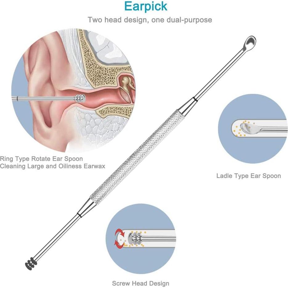 Kit Profesional de Recortadores de Cutículas Pingispower 8PCS