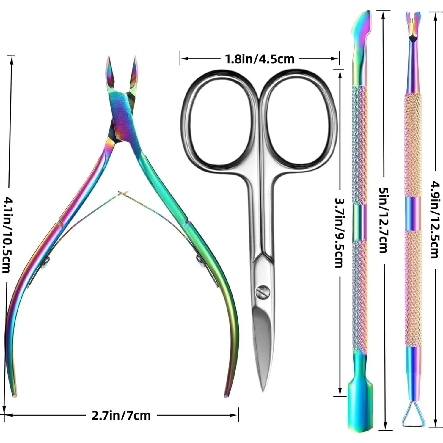 Set de Cortadores de Cutículas Mornihima - 4 Piezas