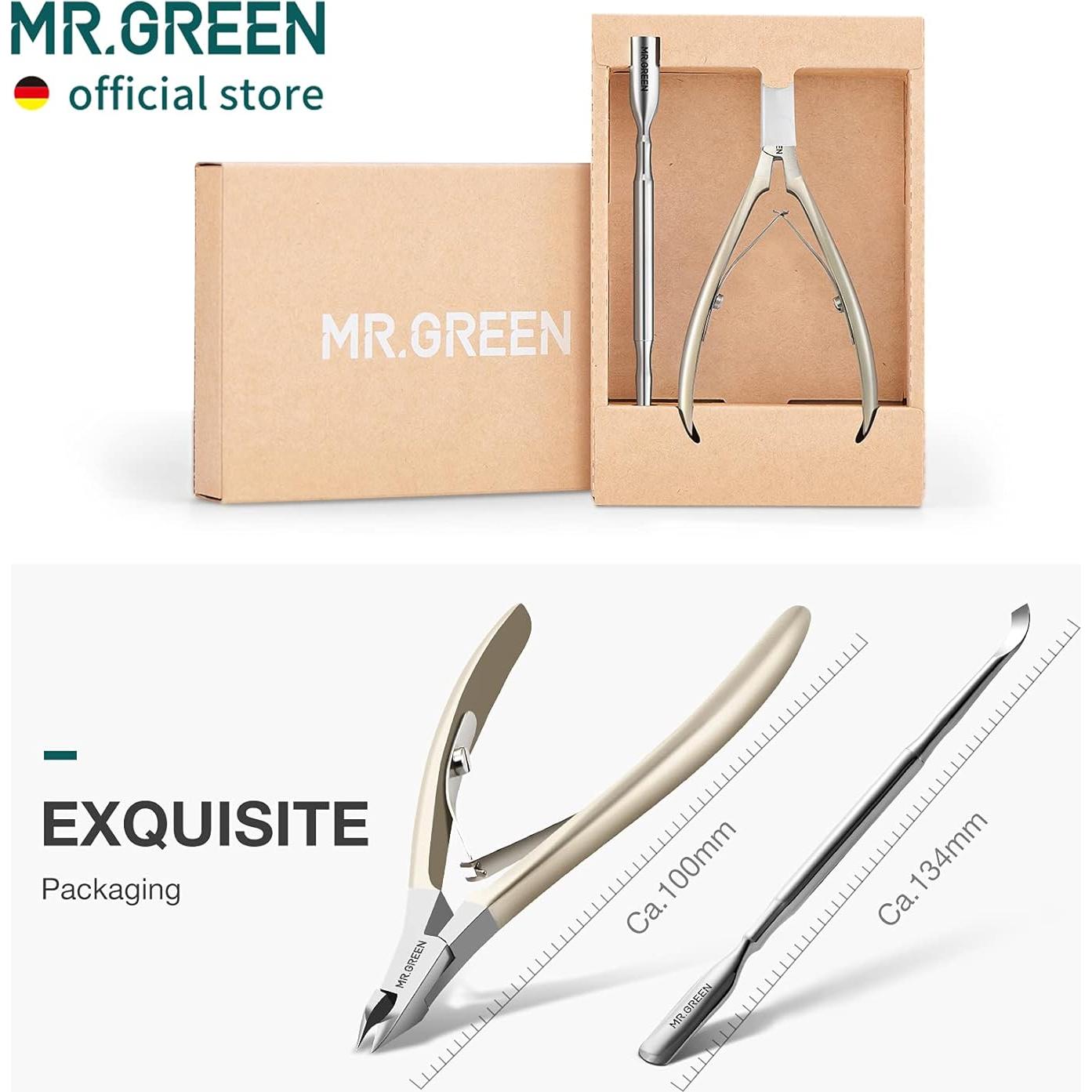 Cortador de Cutículas MR.GREEN Acero Inoxidable 5mm Colorido