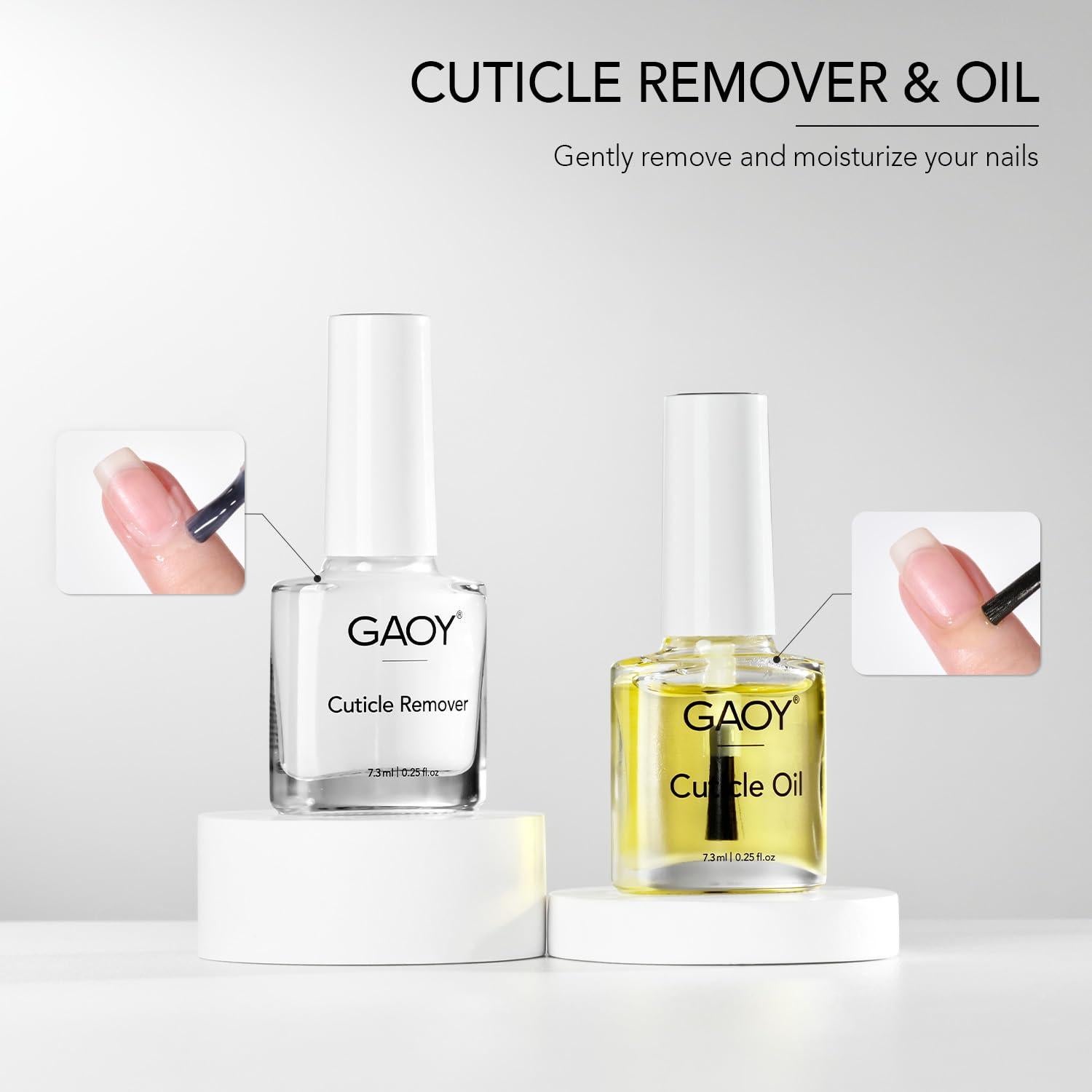 Kit Removedor de Cutículas GAOY, Manicura Profesional Completo