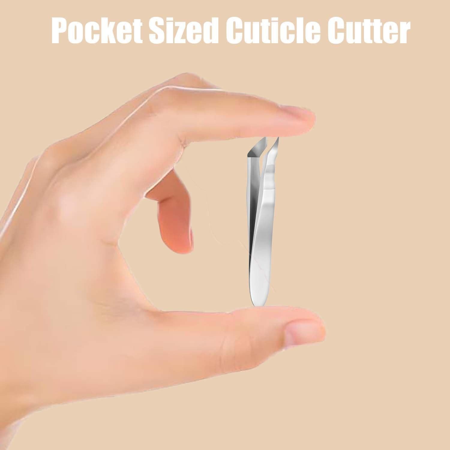 Kit de 2 Cortadores de Cutículas Mini WXOIEOD - Acero Inoxidable