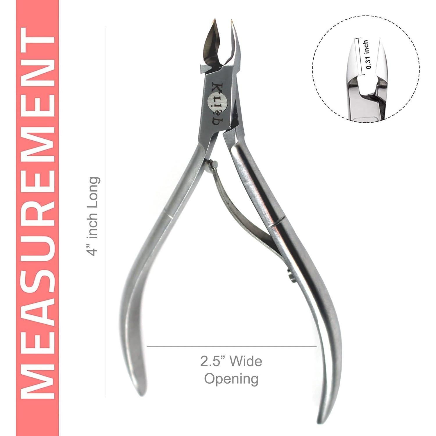 Juego de Alicates y Empujador de Cutículas Krisp Beauty