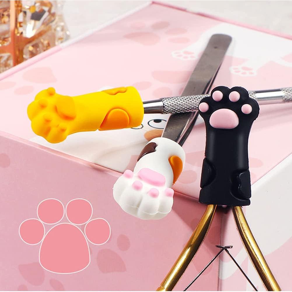 3 Fundas Protectores de Silicona SUKPSY para Tijeras de Manicura