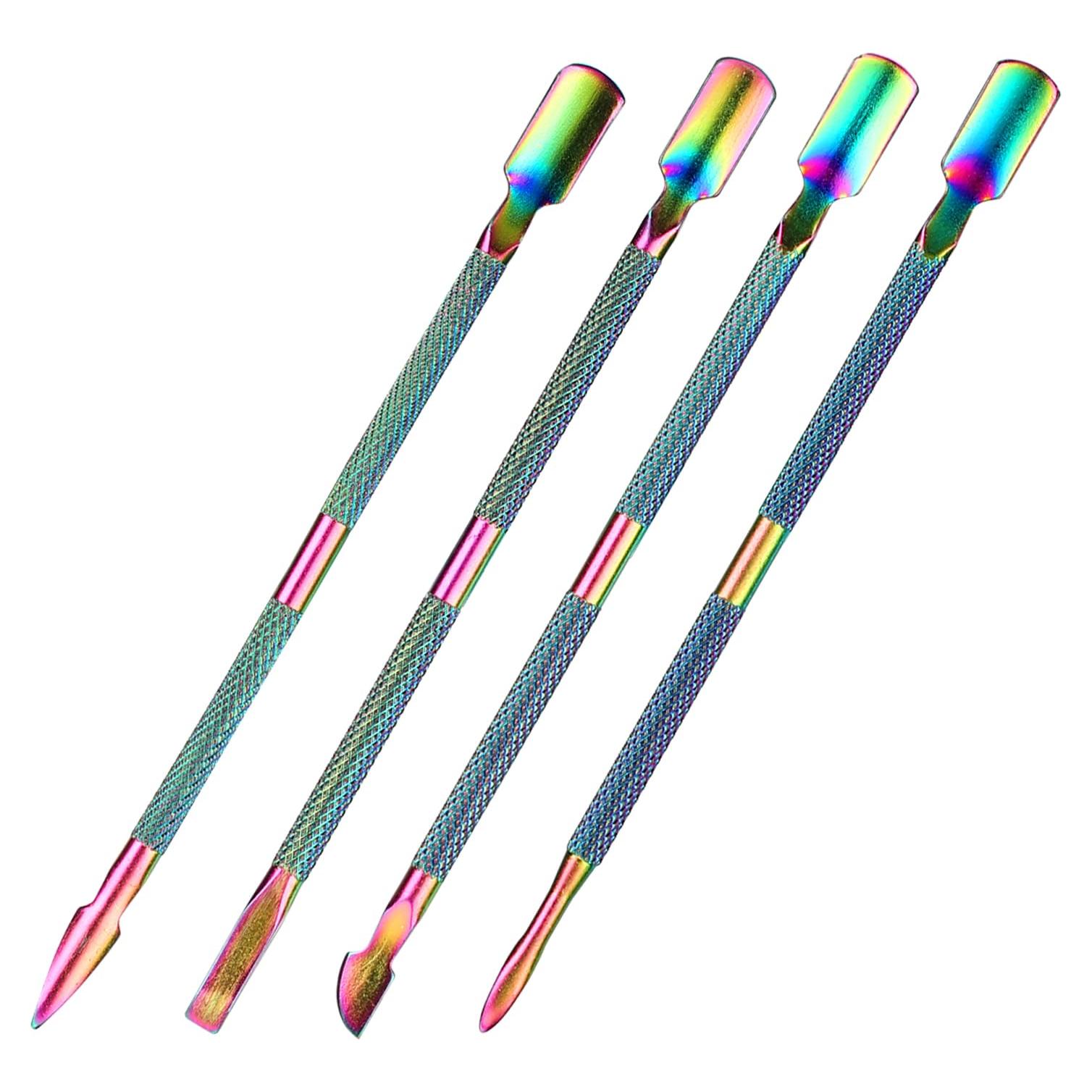 Set de Empujadores de Cutículas 4 Piezas Kunshan 13 cm