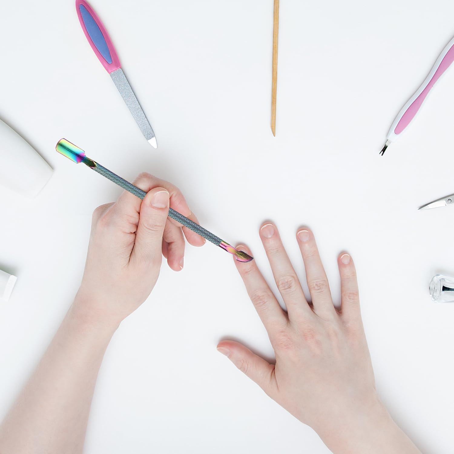 Set de Empujadores de Cutículas 4 Piezas Kunshan 13 cm