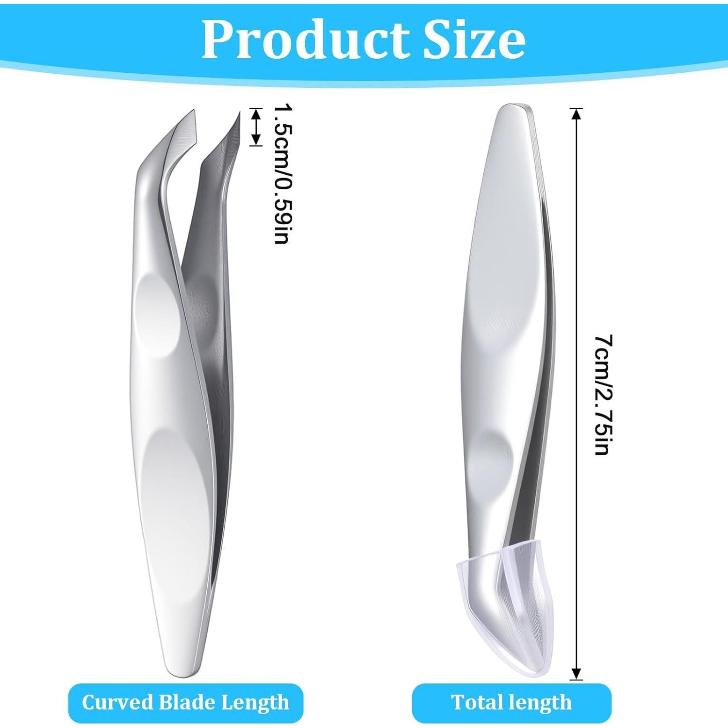 Cortadores de Cutículas Mini MBAIYO Acero Inoxidable 8cm Plata