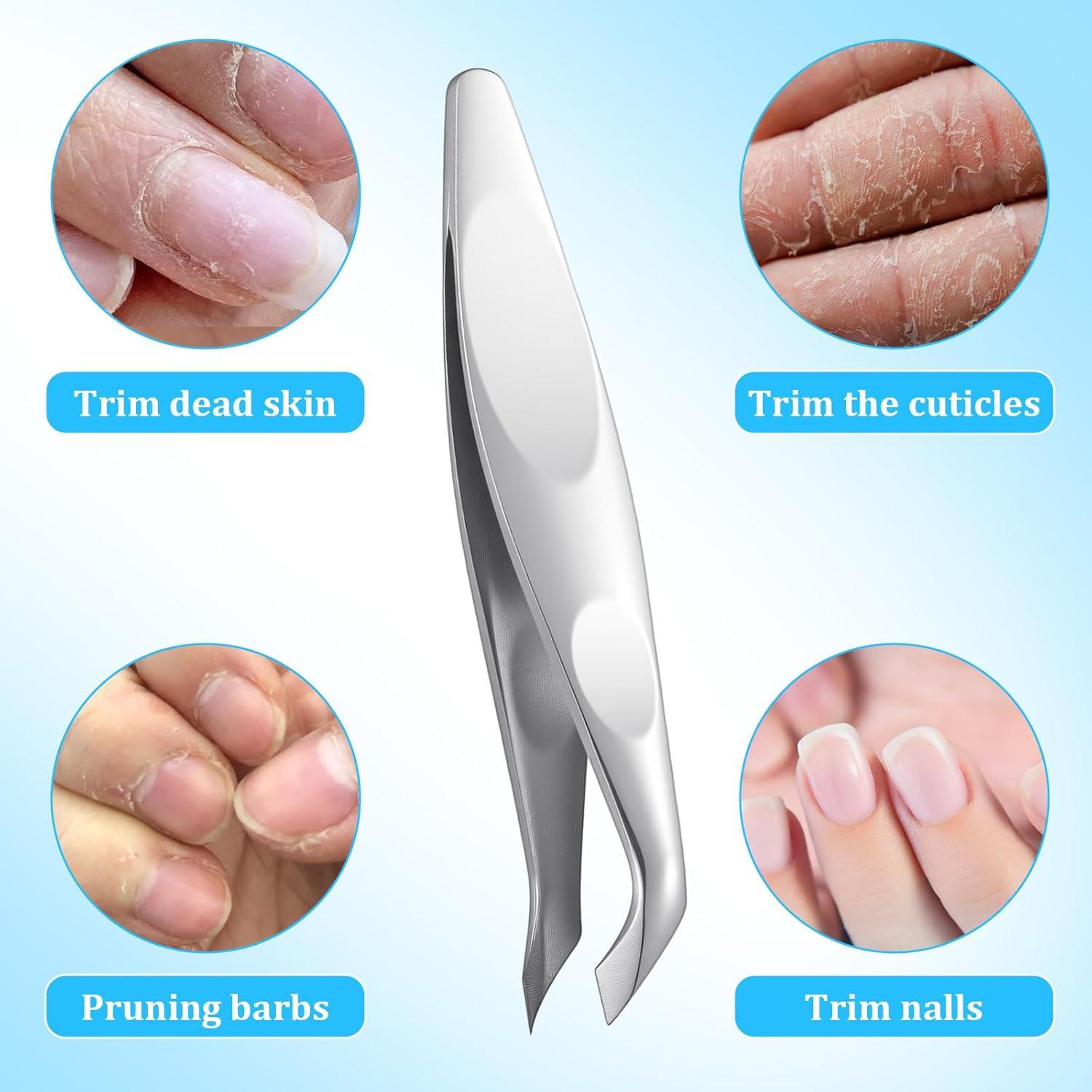 Cortadores de Cutículas Mini MBAIYO Acero Inoxidable 8cm Plata