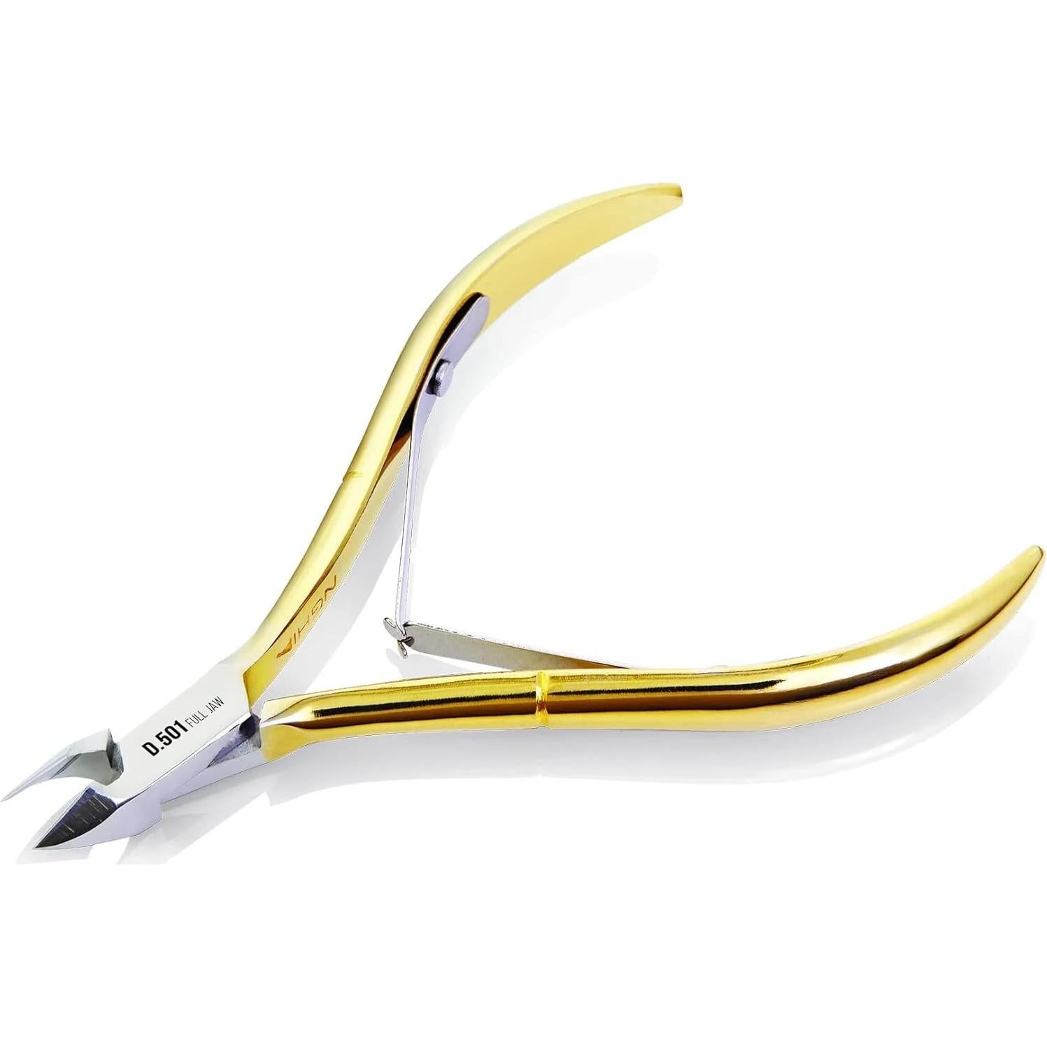 Cortador de Cutículas Nghia C-118 Acero Duro 12cm Gris