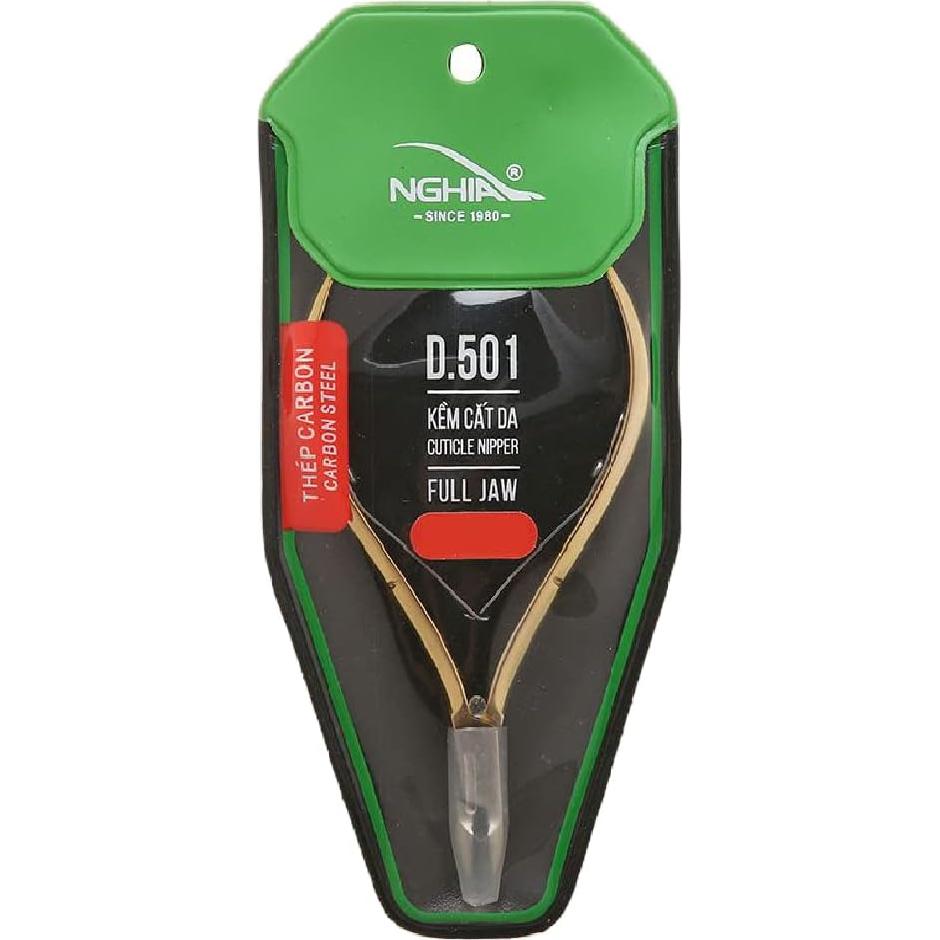 Cortador de Cutículas Nghia C-118 Acero Duro 12cm Gris