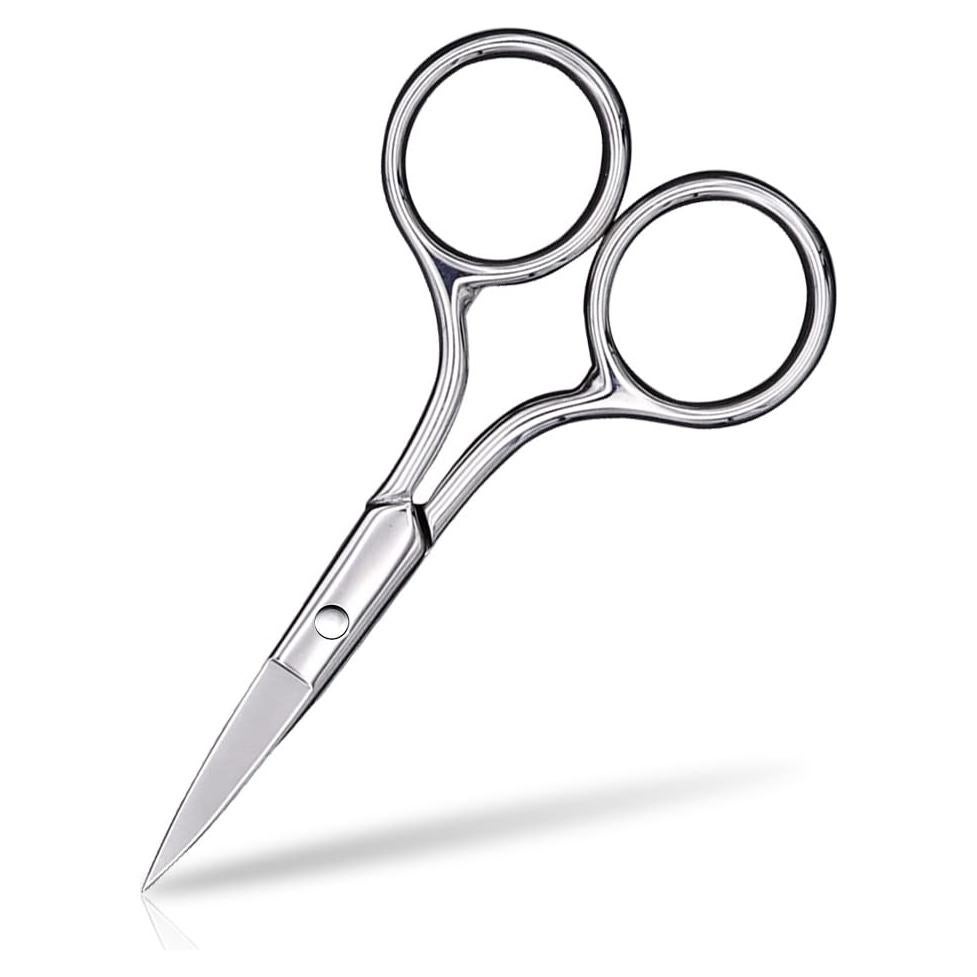 Tijeras para Cejas y Vello Nasal AsonTao - Acero Inoxidable