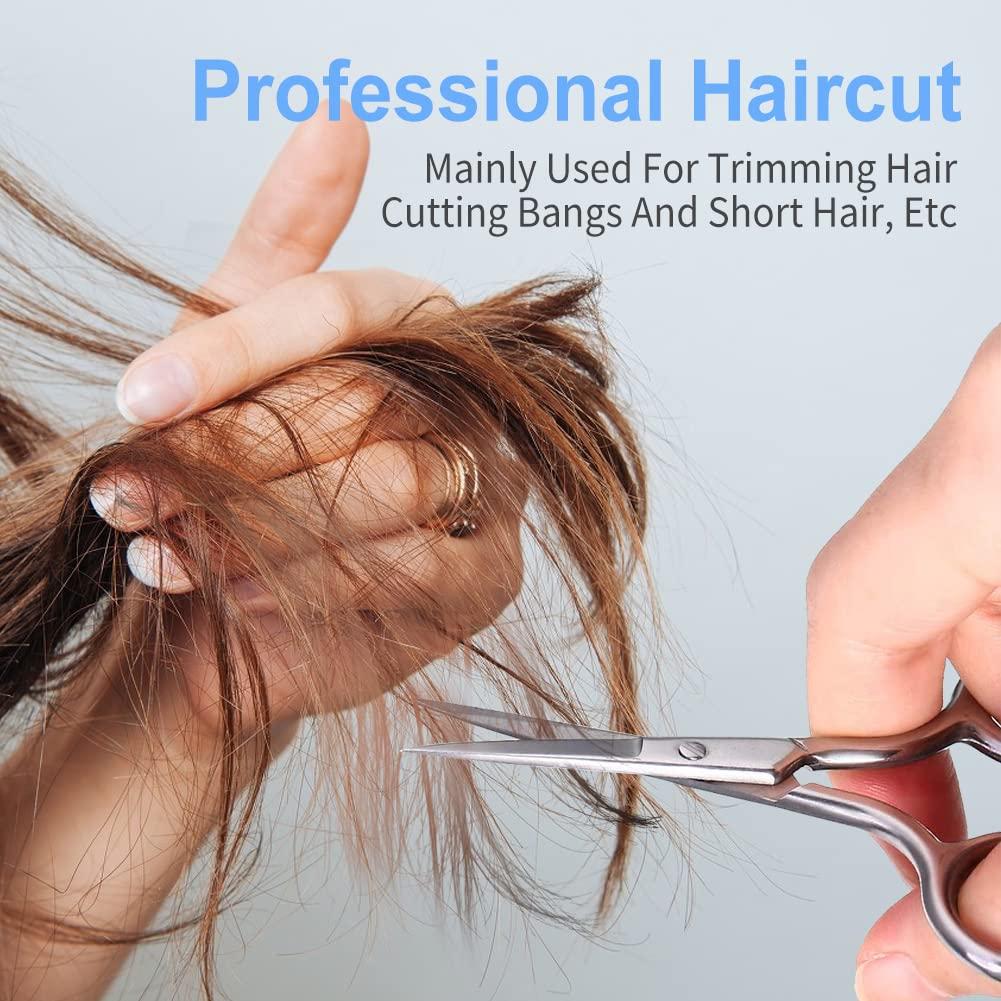 Tijeras para Cejas y Vello Nasal AsonTao - Acero Inoxidable