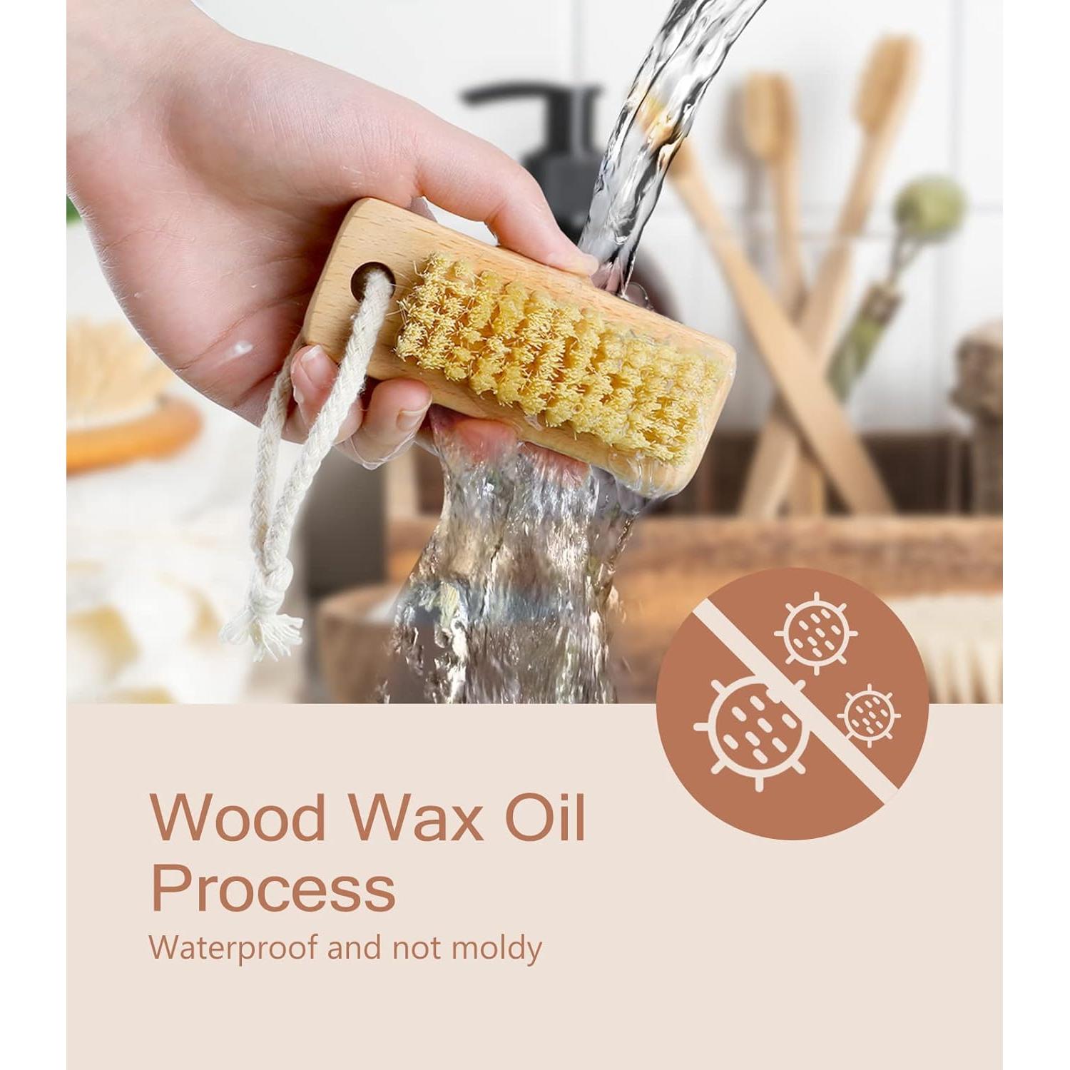 Cepillo de Uñas de Madera de Haya Larbois - 2 Pack