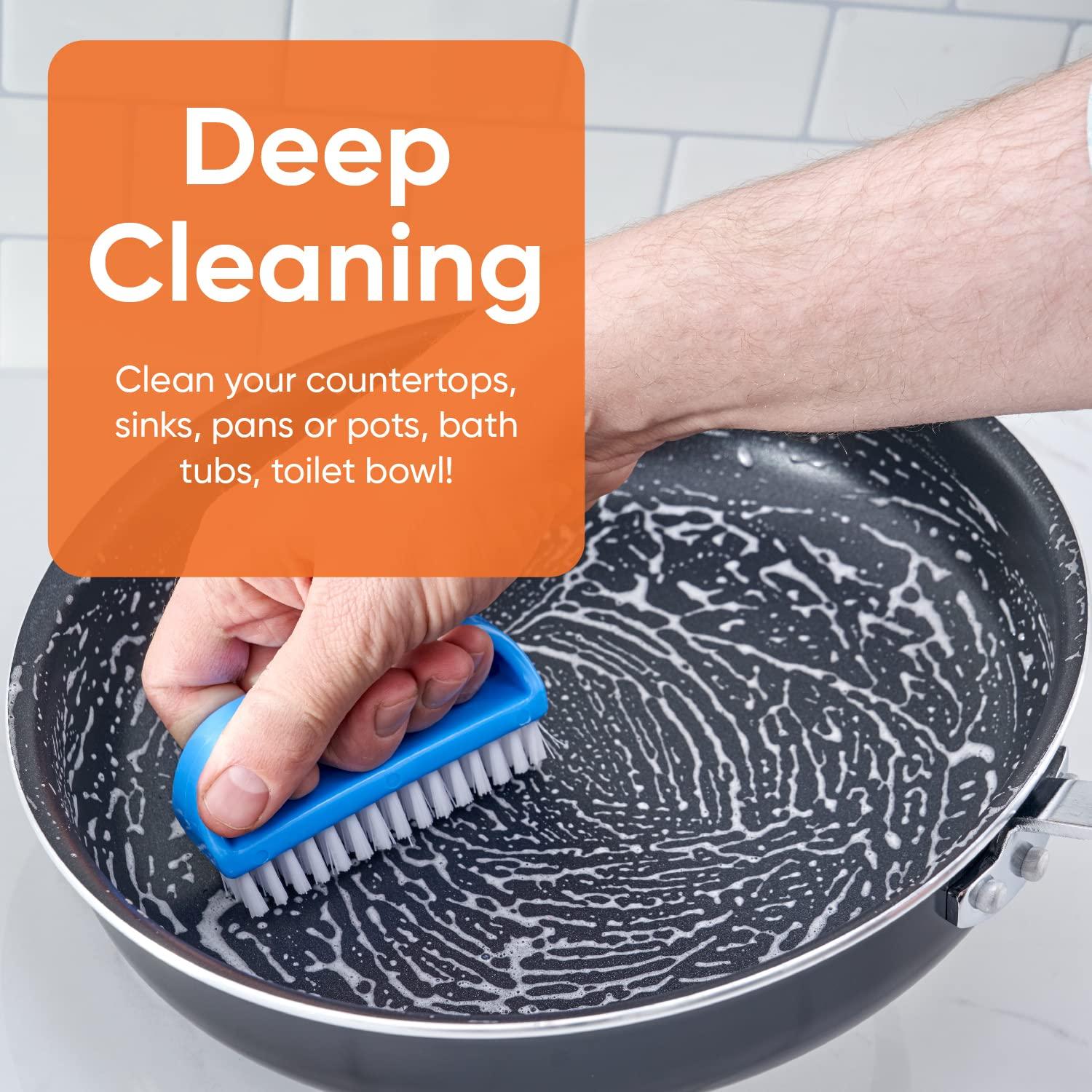 Cepillo Limpiador de Uñas Superio - 3 Paquete, Cerdas Duras