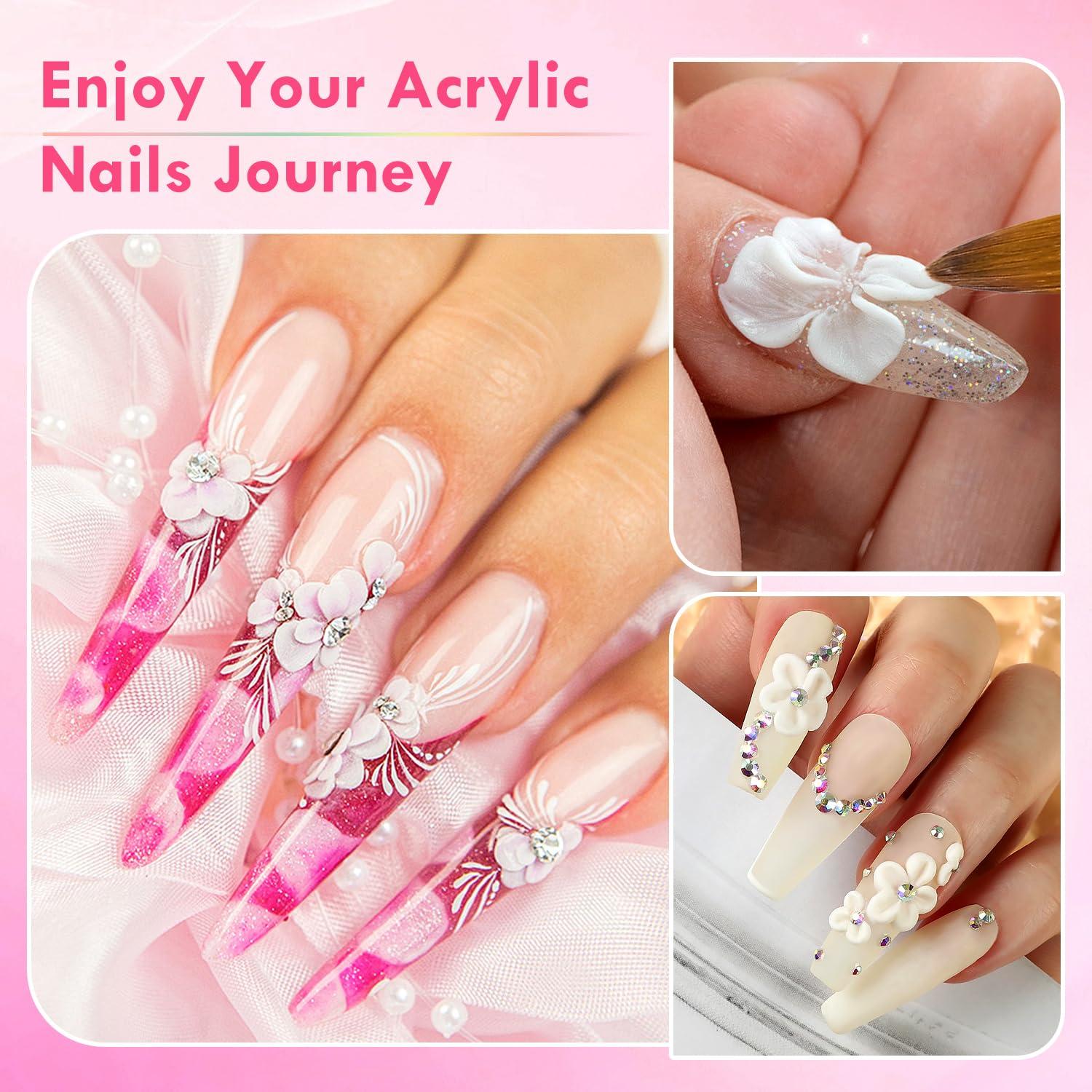 Juego de Pinceles para Uñas Acrílicas Yrarbil 10PCS Profesional