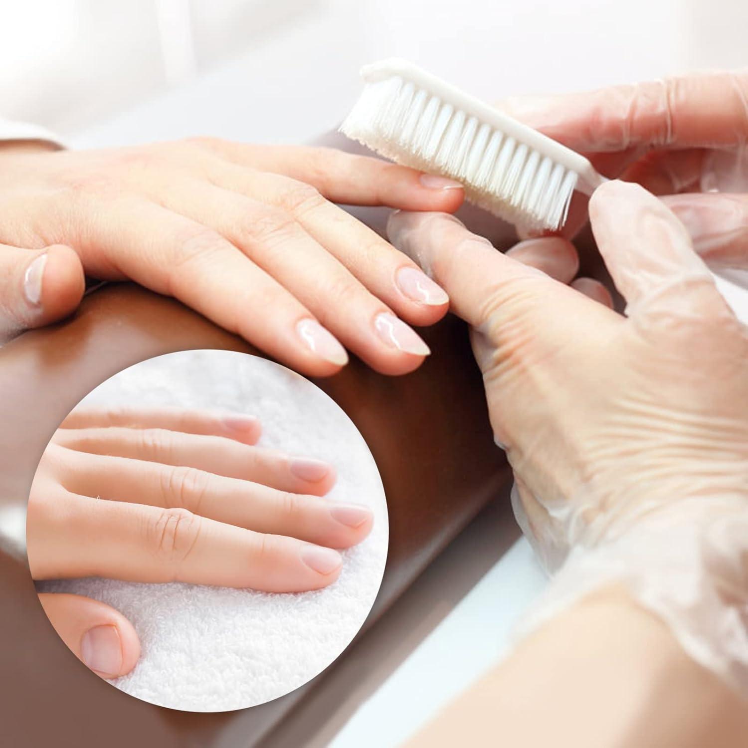 HOFASON 6 Cepillos de Uñas para Manicura y Pedicura - Macaron