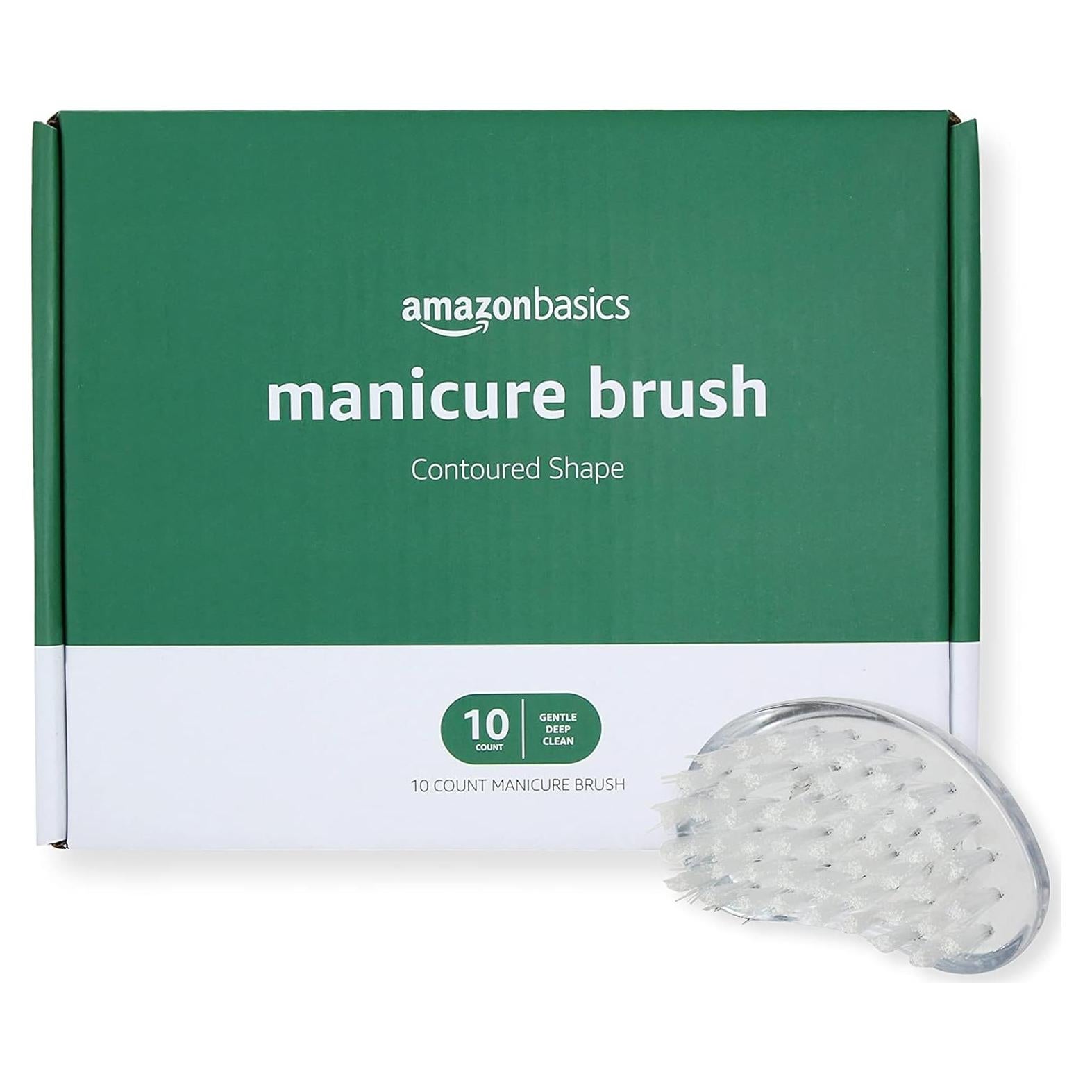 Cepillo de Manicura Amazon Basics 10 Cerdas Medianas