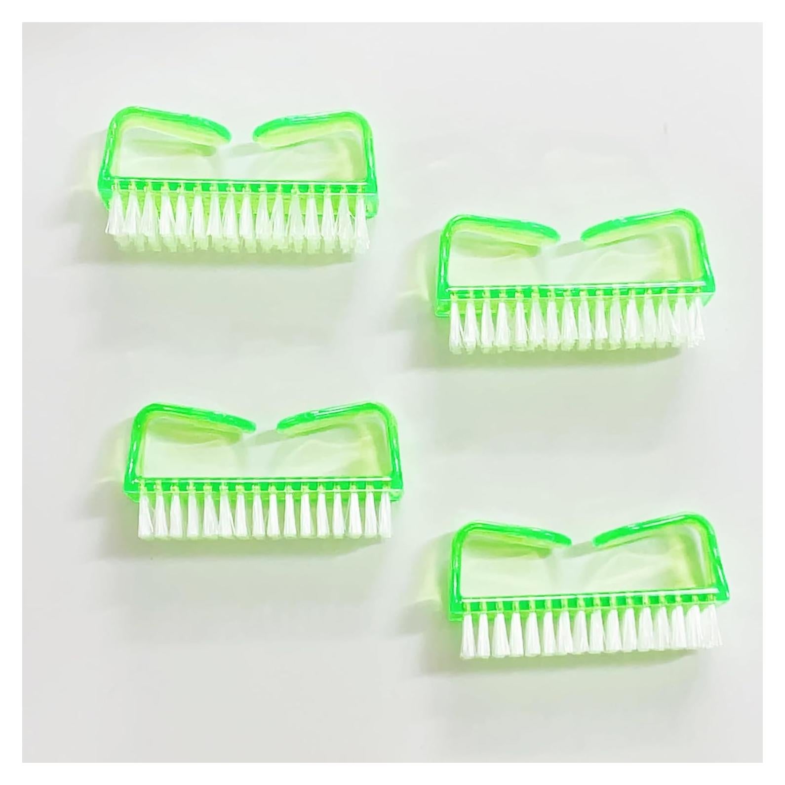 Kit de 4 Cepillos de Uñas SQULIGT para Manicura y Pedicura