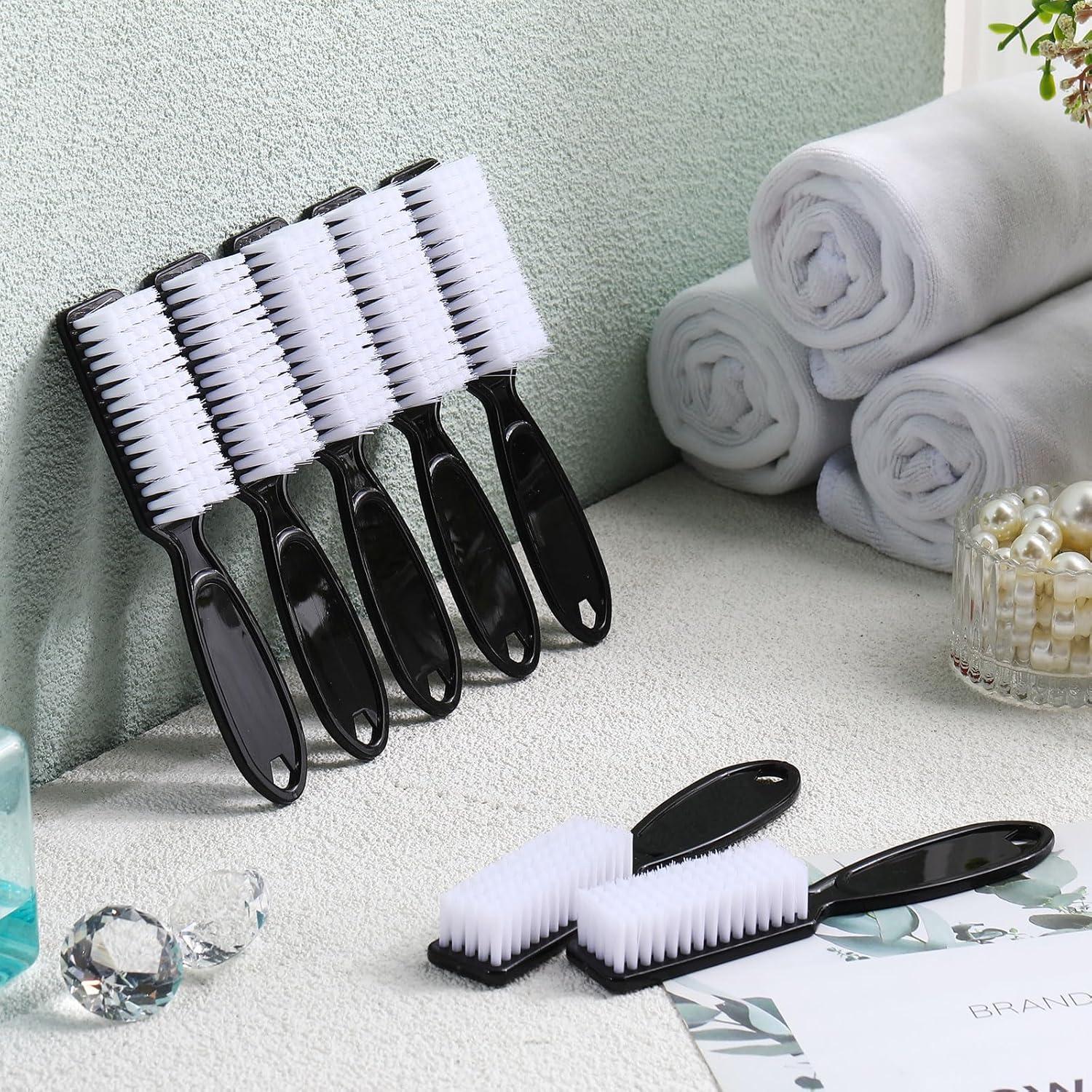 15 Cepillos de Uñas Patelai con Mango Antideslizante Negro