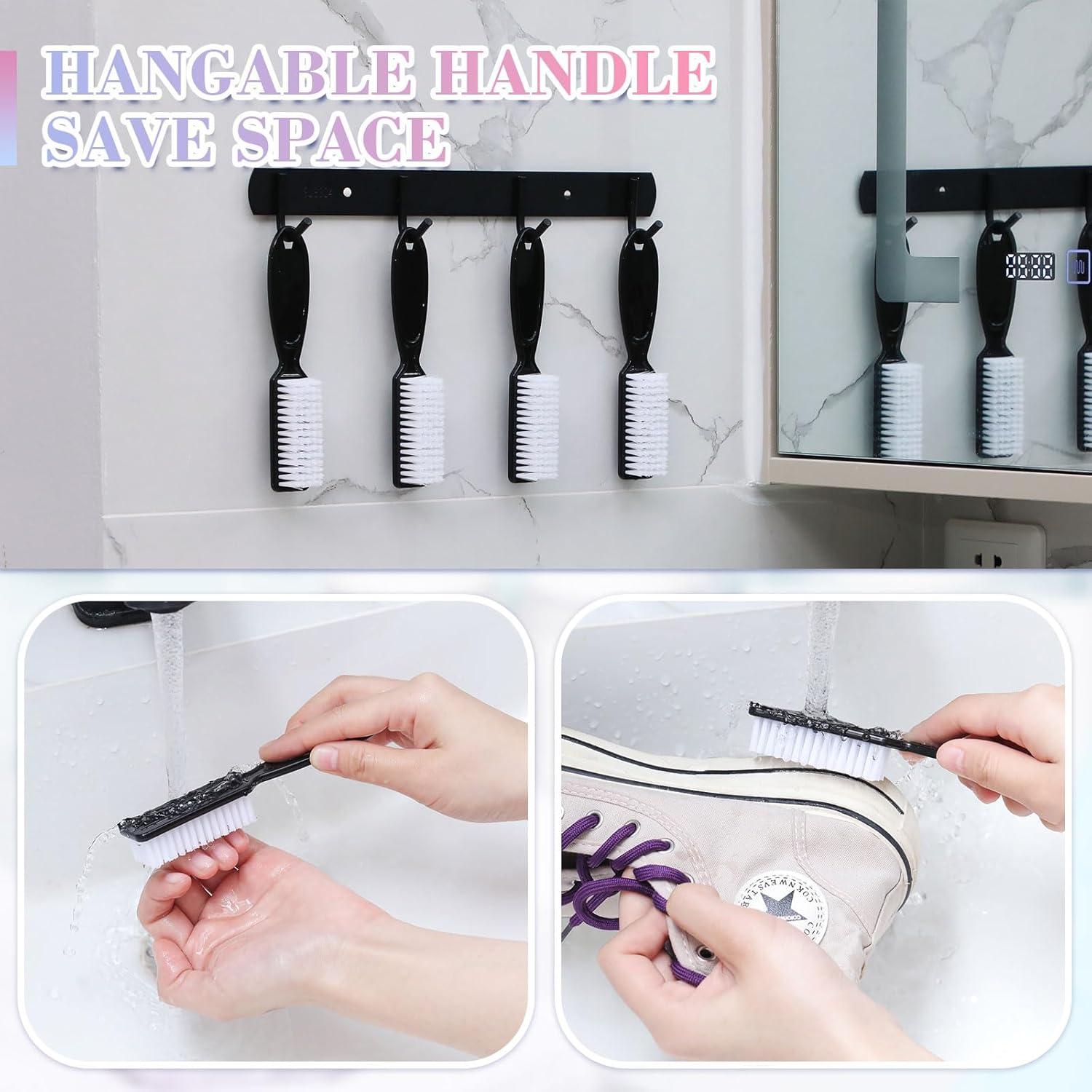 15 Cepillos de Uñas Patelai con Mango Antideslizante Negro