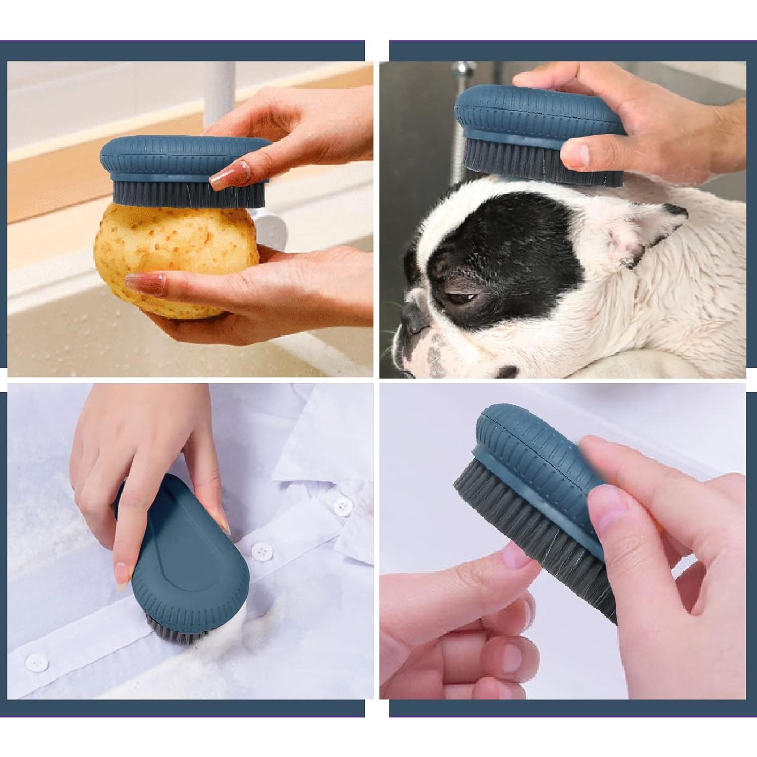 Cepillo de Uñas VWMYQ Duradero con Cerdas Rígidas - Azul