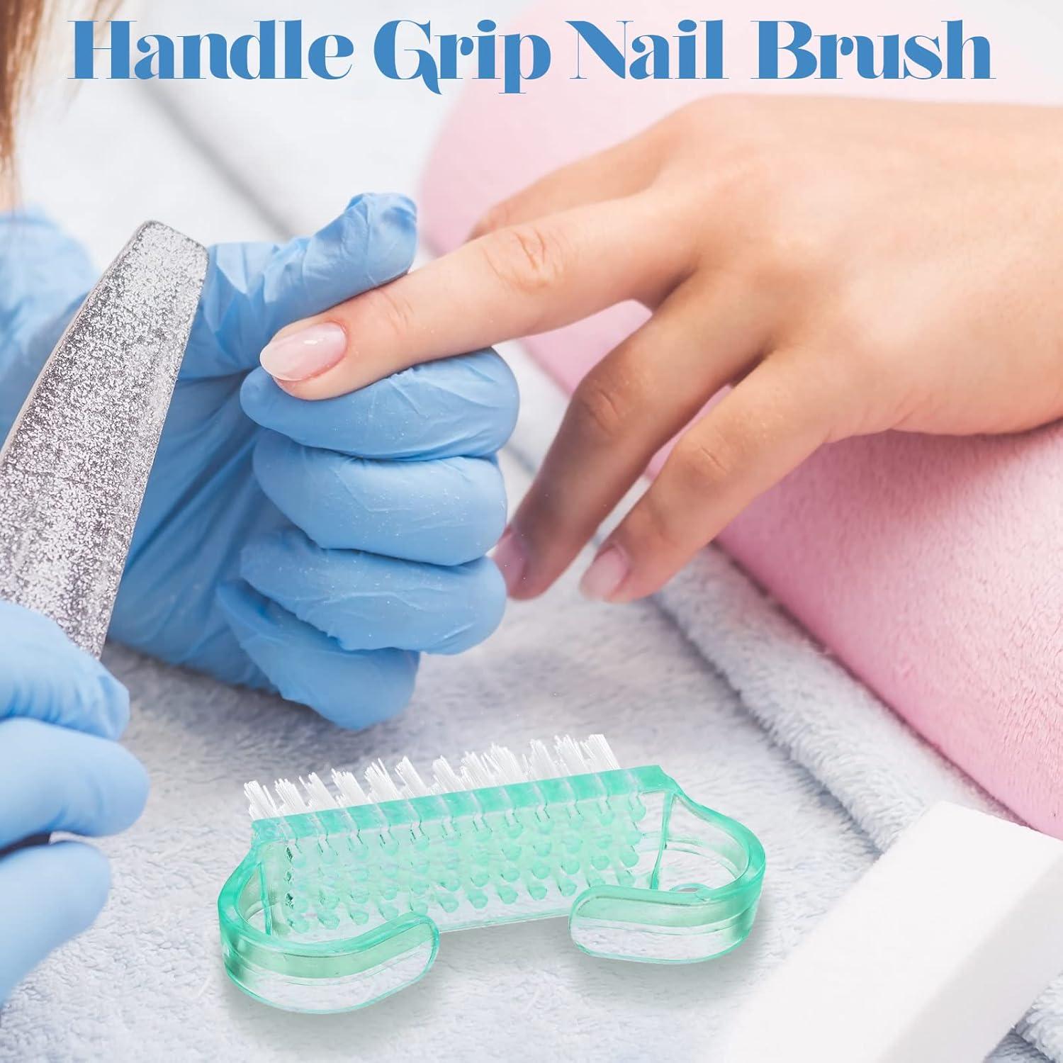 Kit de 400 Cepillos de Uñas Bokon con Mango Agarre Multicolor