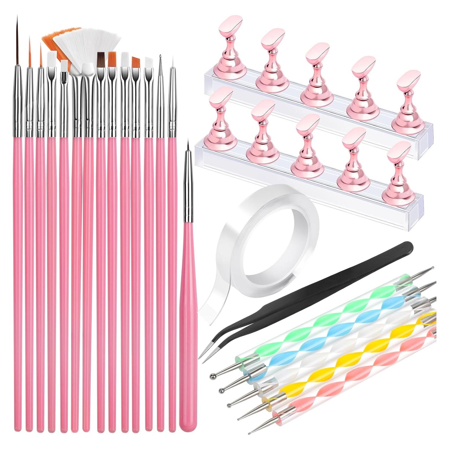 Kit de Herramientas de Arte de Uñas FANDAMEI 15 PZS