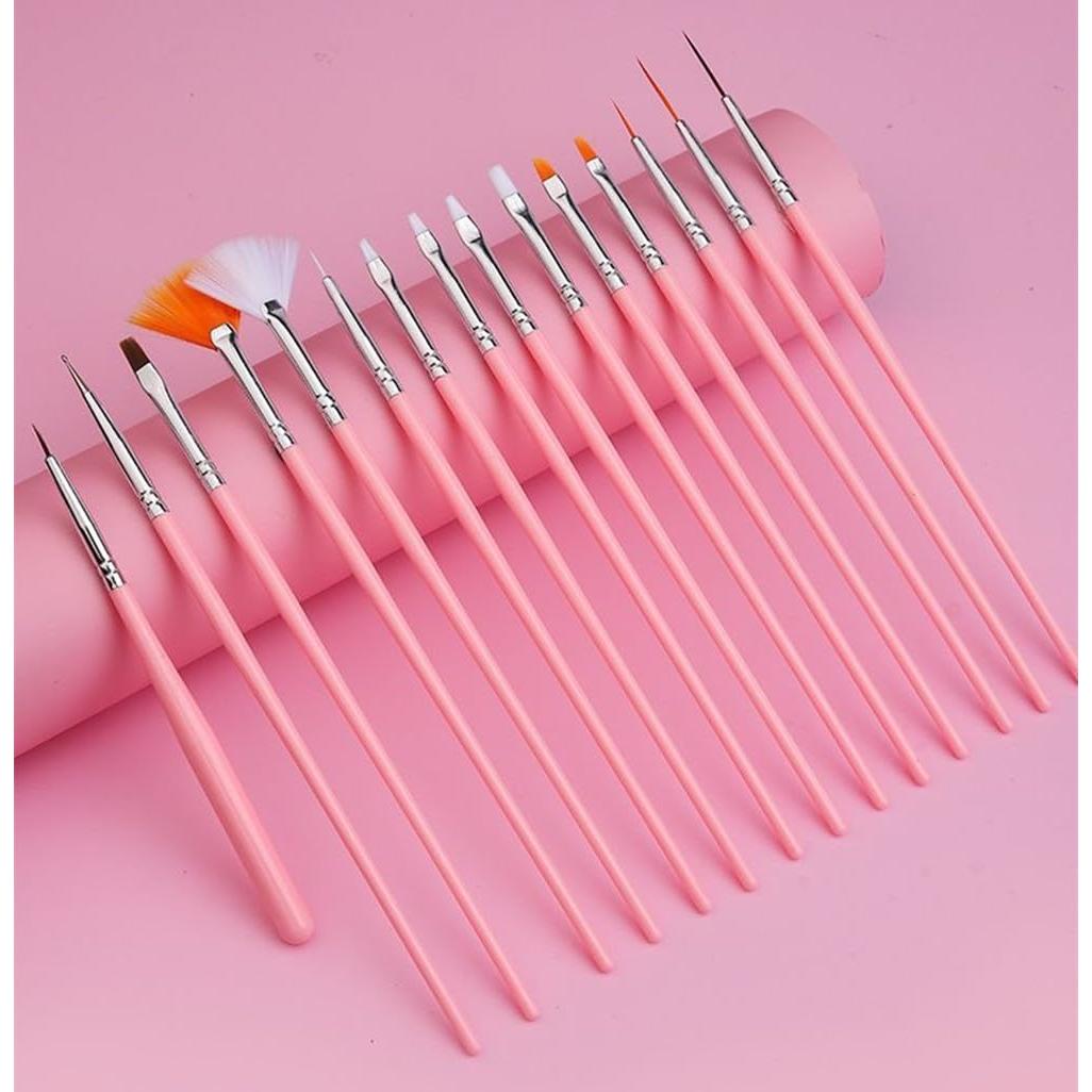 Juego de Herramientas para Arte de Uñas FULINJOY 20 Pcs