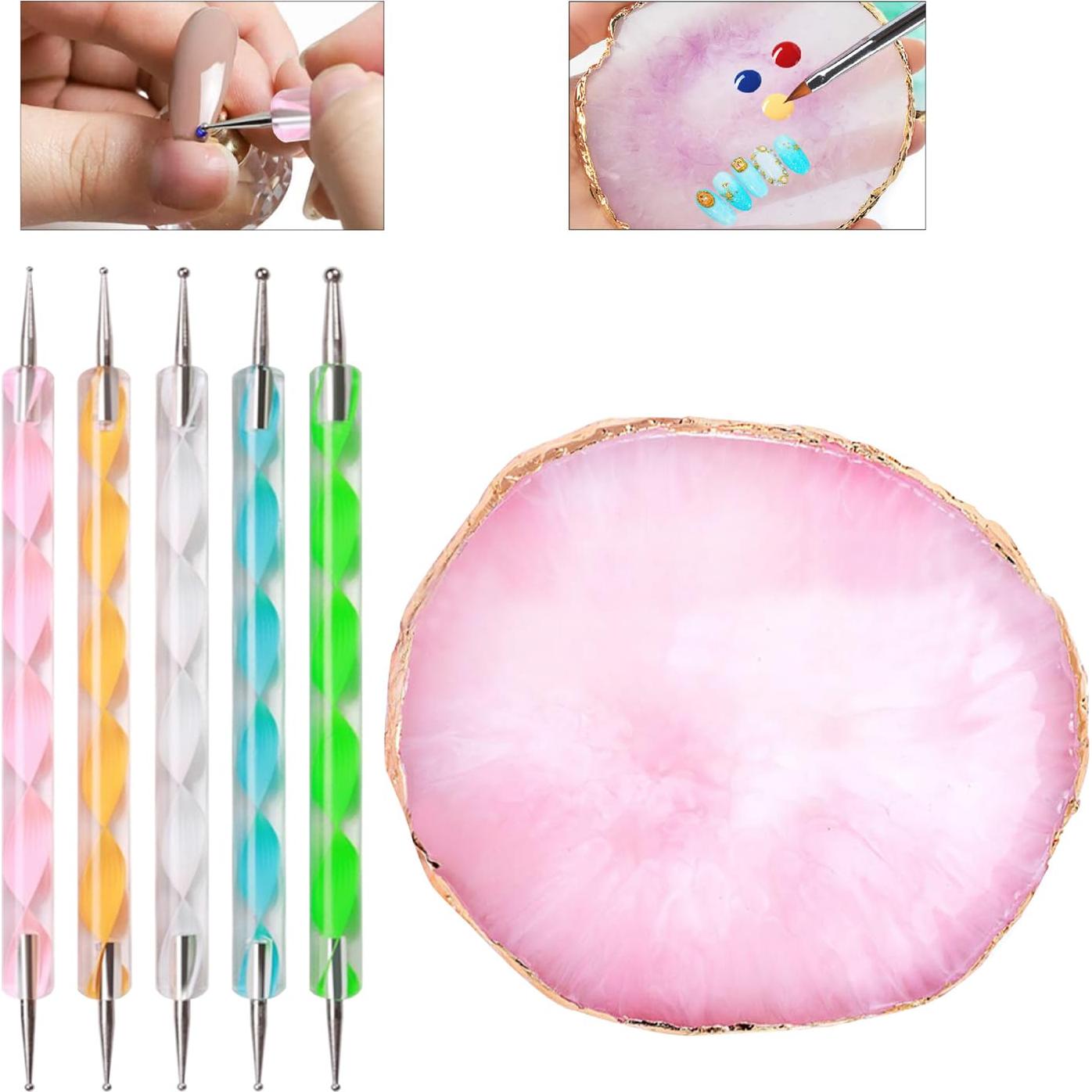 Juego de herramientas para arte de uñas HomTop 22 piezas