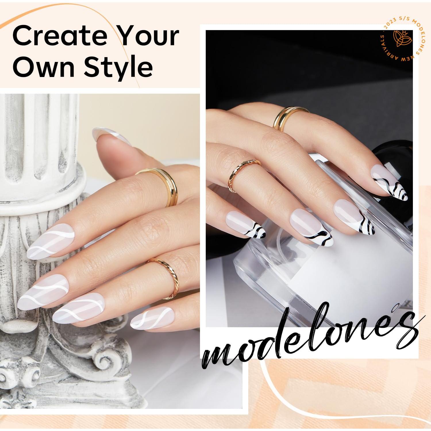 Kit de Pinceles para Arte de Uñas Modelones 7/11/15/20mm