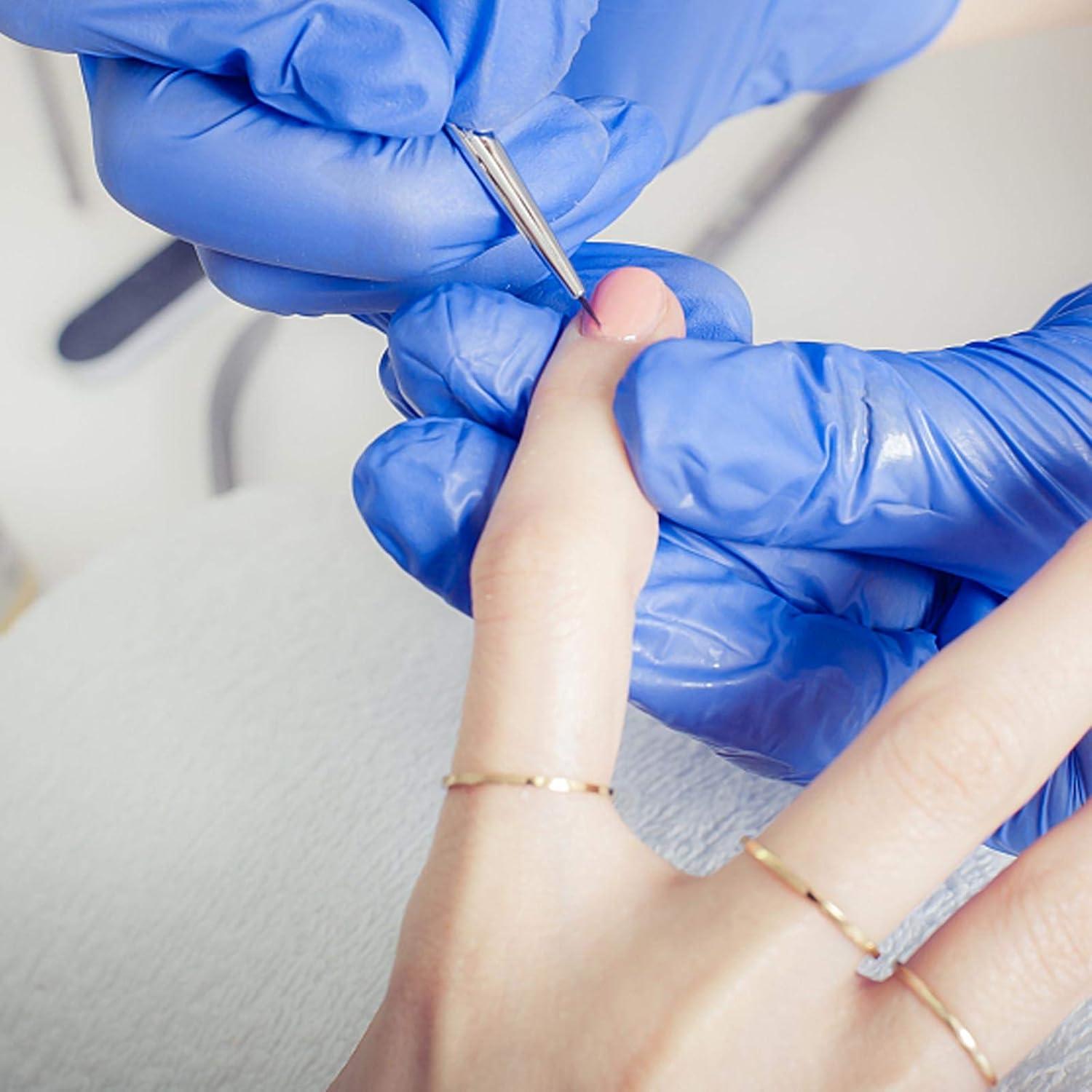 Pinceles para Arte de Uñas Beauty Max 5 Pcs Doble Punta