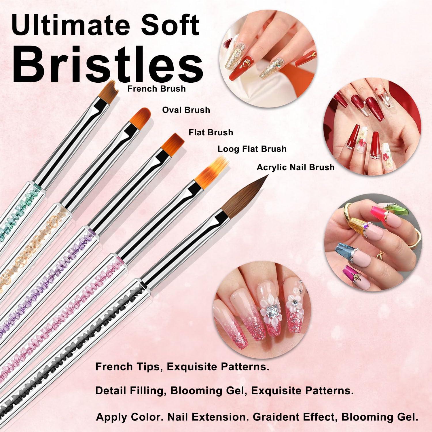 Juego de Pinceles para Arte de Uñas MUSILAN 10 Piezas