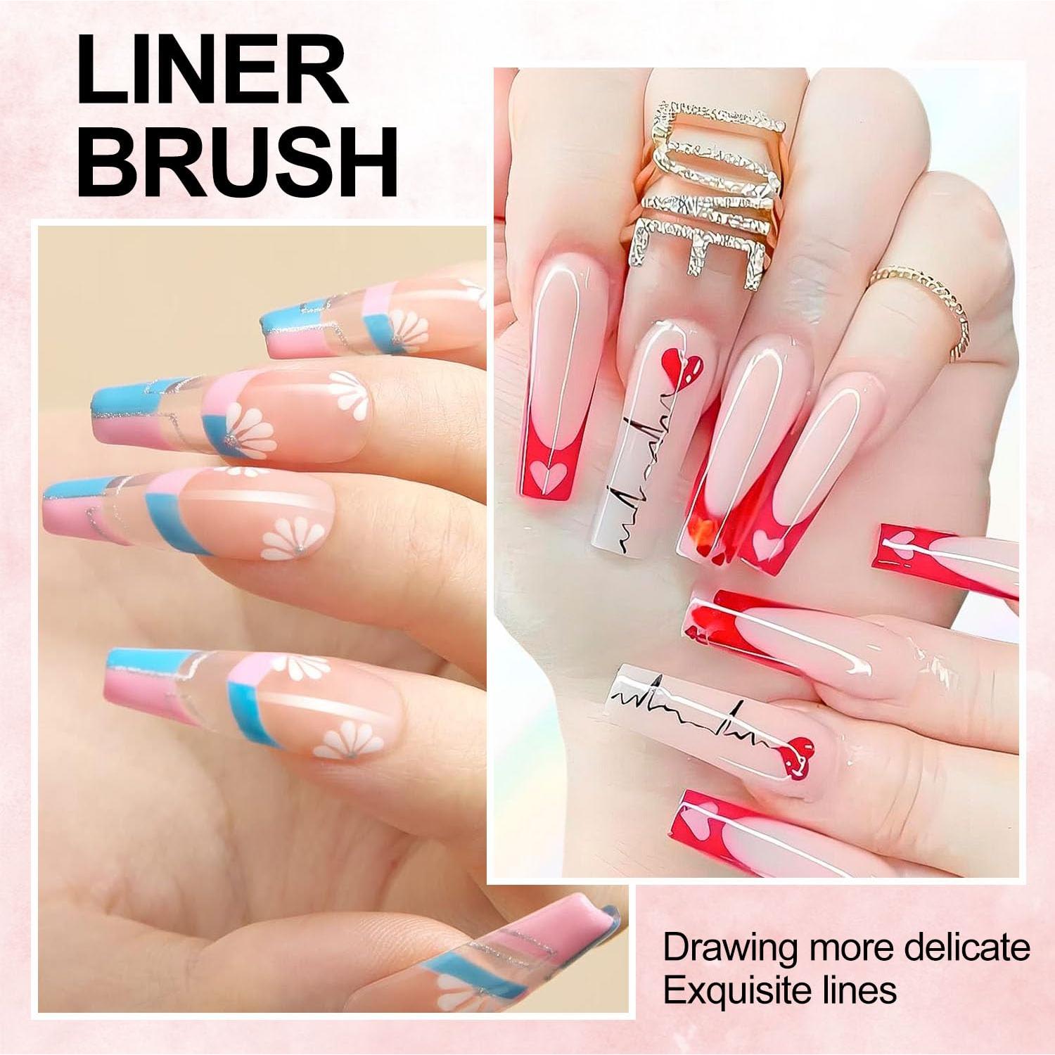 Juego de Pinceles para Arte de Uñas MUSILAN 10 Piezas