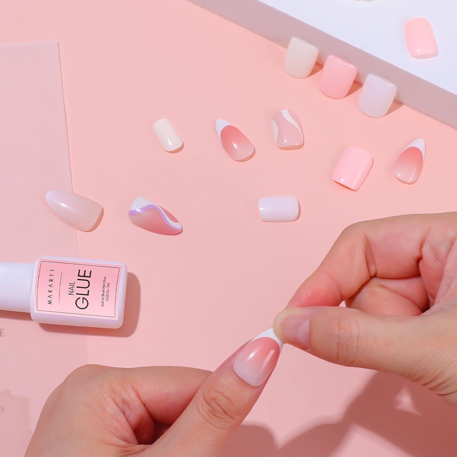 Pegamento para Uñas Postizas Makartt 7 ml Secado Rápido