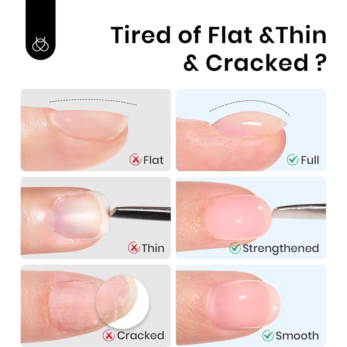 Set de Gel Constructor para Uñas 8 en 1 Beetles 2 Pcs 15 mL