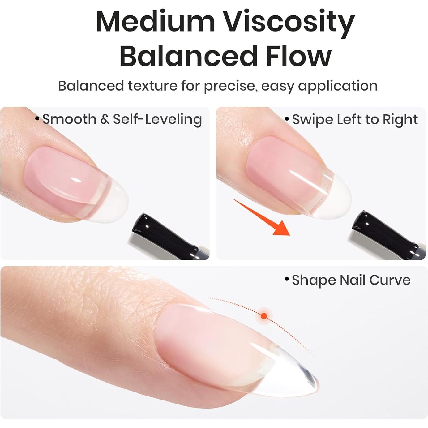 Set de Gel Constructor para Uñas 8 en 1 Beetles 2 Pcs 15 mL