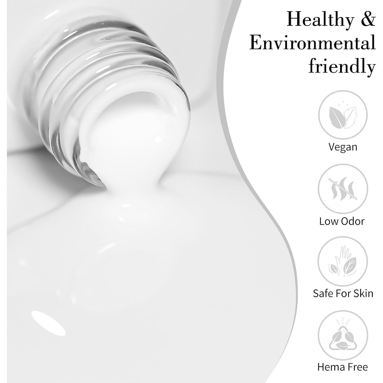 Esmalte de Uñas en Gel CANNI Blanco Puro 9ML Brillo Alto